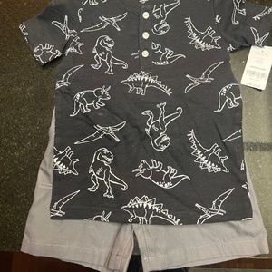 Boys shorts and top set